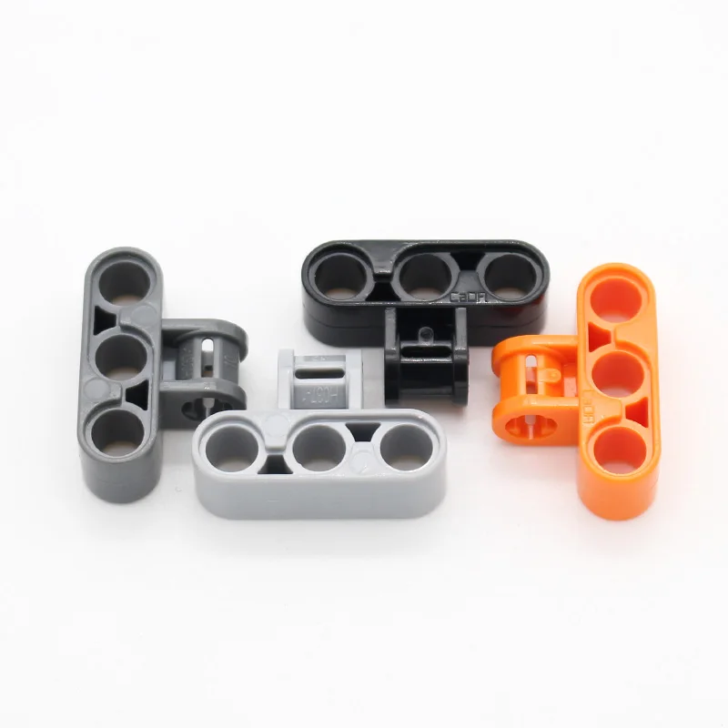 

50pcs Technology 63869 Axle and Pin Connector Perpendicular Triple Bricks Building Blocks Compatible Accessories Mechanical