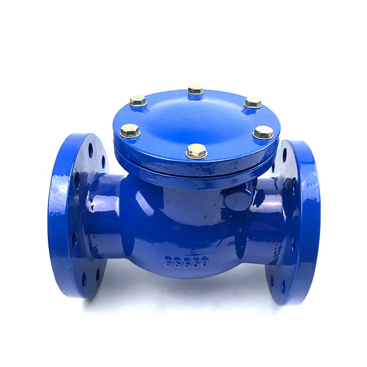 4 Inch 100mm Ductile Iron Non Return Flange Swing Non-slam Check Valve