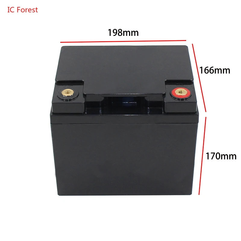 18650/21700 Li-ion Battery 26650/32650 LiFePO4 Battery Storage Boxes Case 12V 24V 10Ah 15Ah 20Ah 30Ah Battery Cells Plastic Case