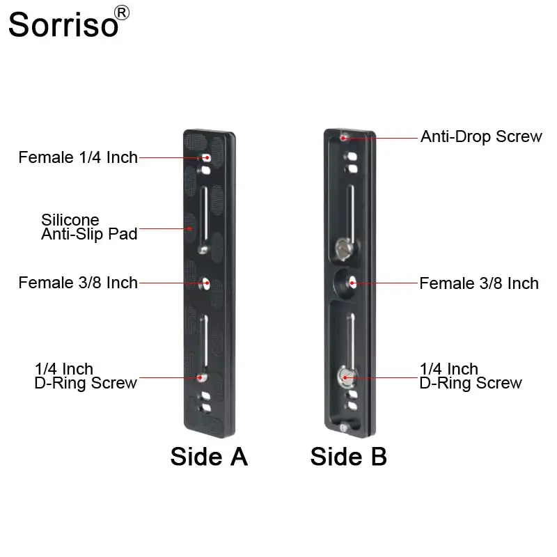 العالمي Arca السويسري 38 مللي متر معدن سبائك الألومنيوم Dslr كاميرا ترايبود الكرة رئيس الإفراج السريع لوحة المشبك محول تركيب ل Gimbal