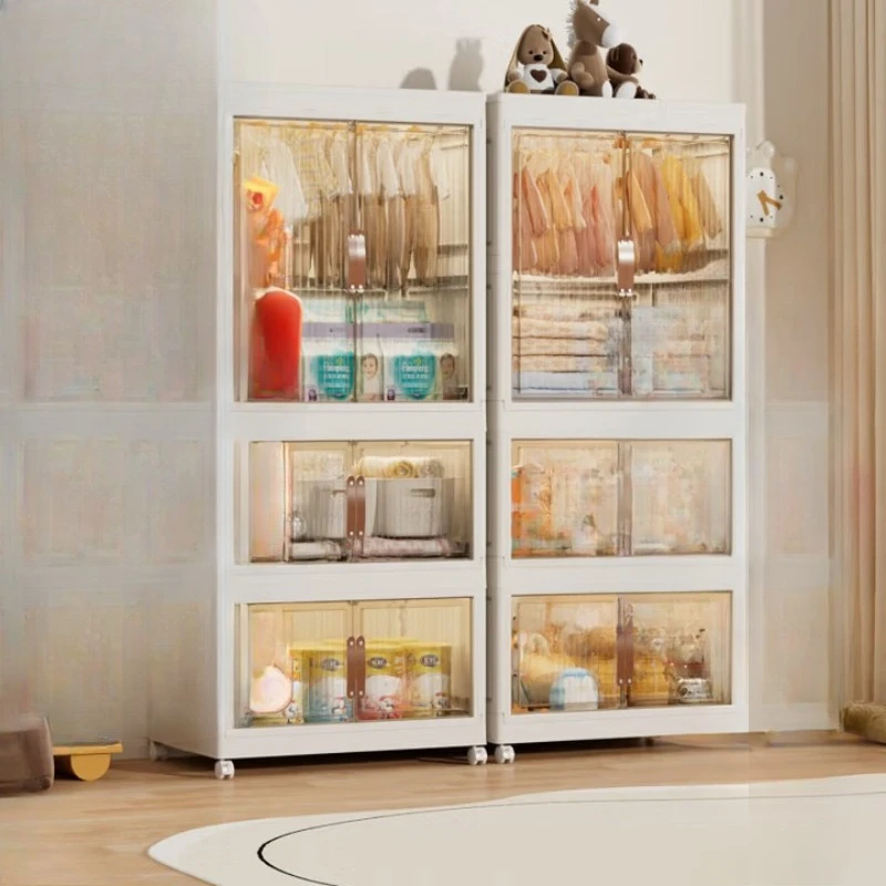 

Foldable storage cabinets, magnetic lockers