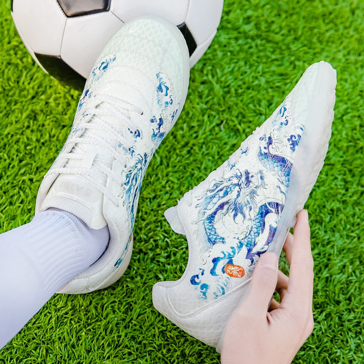 

Low Top Soccer Shoes Comfortable Breathable TF/FG Grass Non-Slip Training Sneakers Outdoor Footwears 2024 Men‘s Football Boots