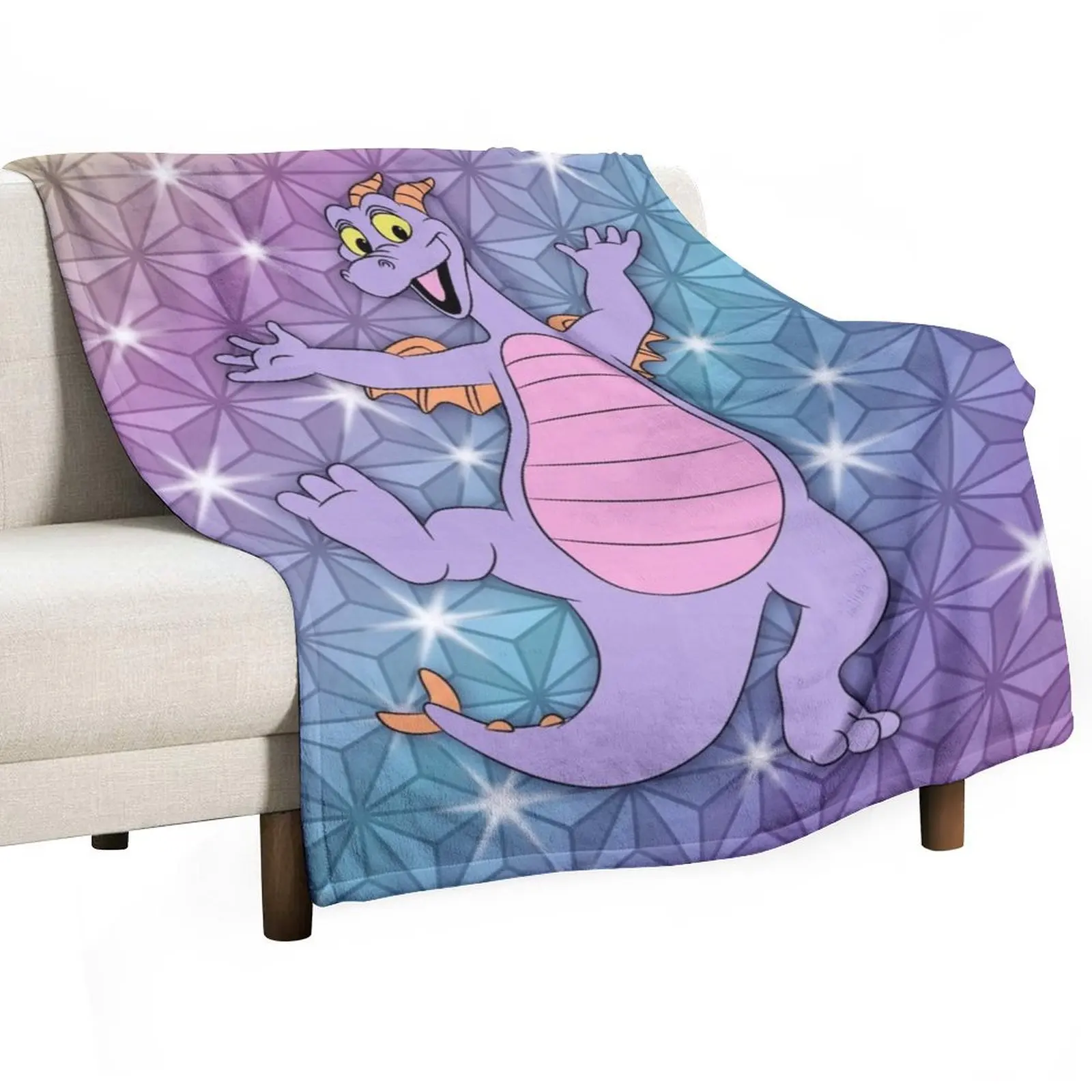 

Epcot Figment Beacon of Magic Throw Blanket Stuffeds Extra Large Throw valentine gift ideas Luxury Designer Blankets
