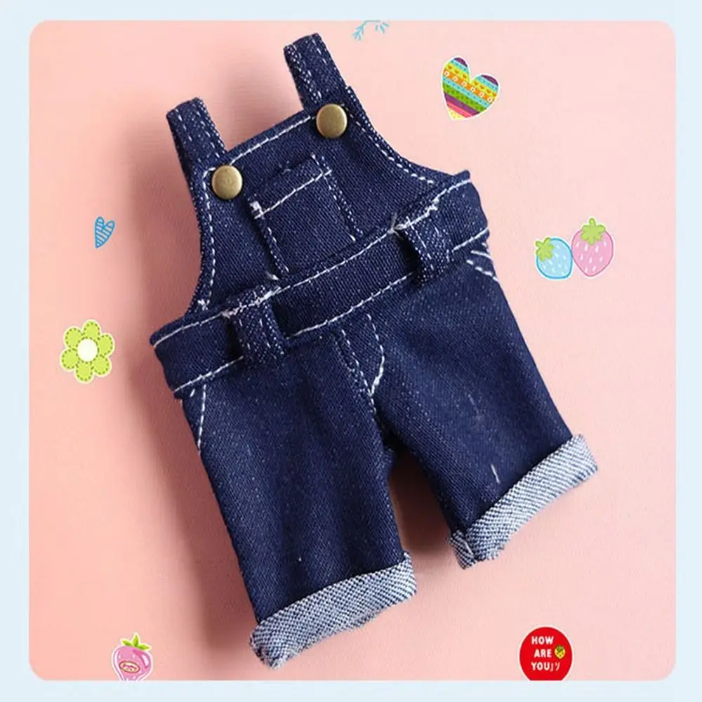 Hochwertiger 15-cm-Rock, Overall, mehrfarbig, Jeans, Kleidung, Trägerrock