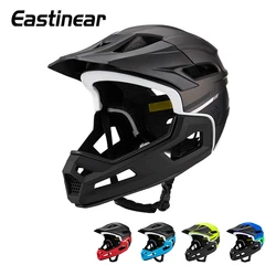 Eastinear Mountain Bike Helmet Adult Men and Women Outdoor Sports Roller Skating Skateboard Riding Full Face Helmet Detachable