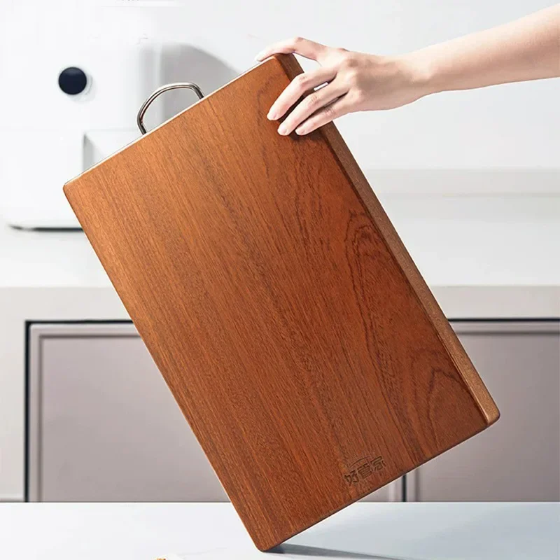 Ebony wood cutting board, household antibacterial and mildew resistant solid wood chopping board