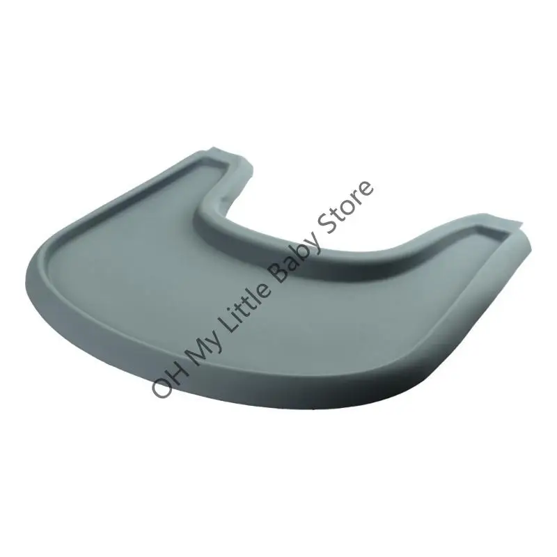 M76C سيليكون كرسي مرتفع صينية حصيرة تخدم وسادة لكراسي الطعام Stokke الحفاظ على وجبات الطعام منظمة وممتعة للطفل #2