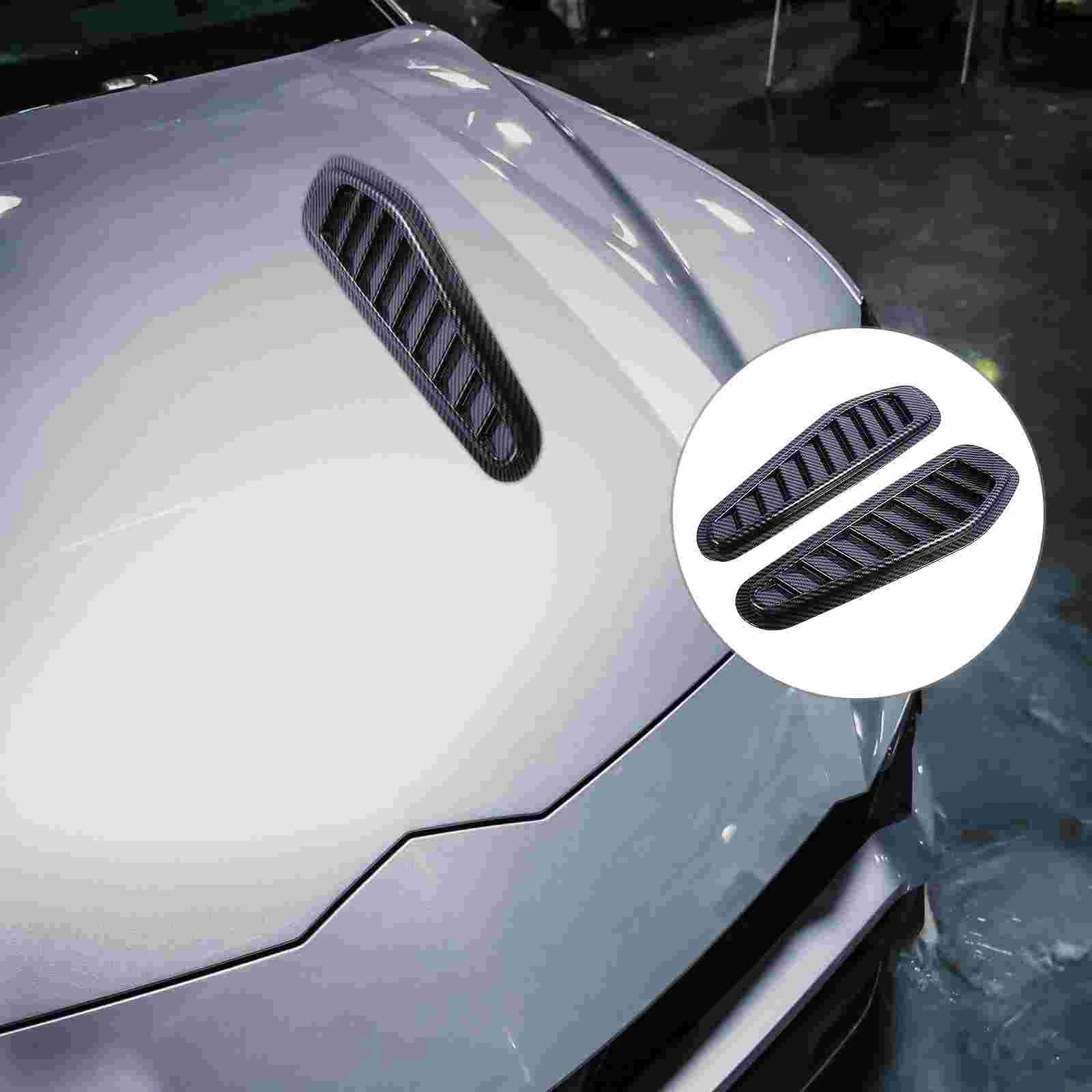 2 Pcs Simulation Vent Jcw Tuning Car Accessories F56 R56 Decorative Hood Air Flow Decoration Side Sticker Door