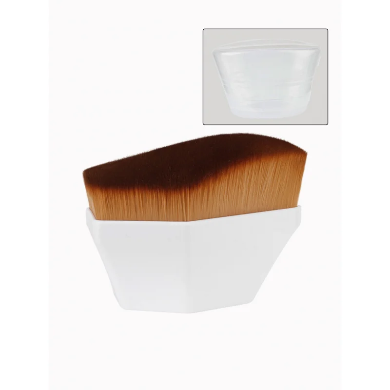 55No.6Convenient Foundation Brush, Easy to Apply Makeup, Non-Powder Absorbing, Non-CakingBBCream Brush Storage Box In Stock