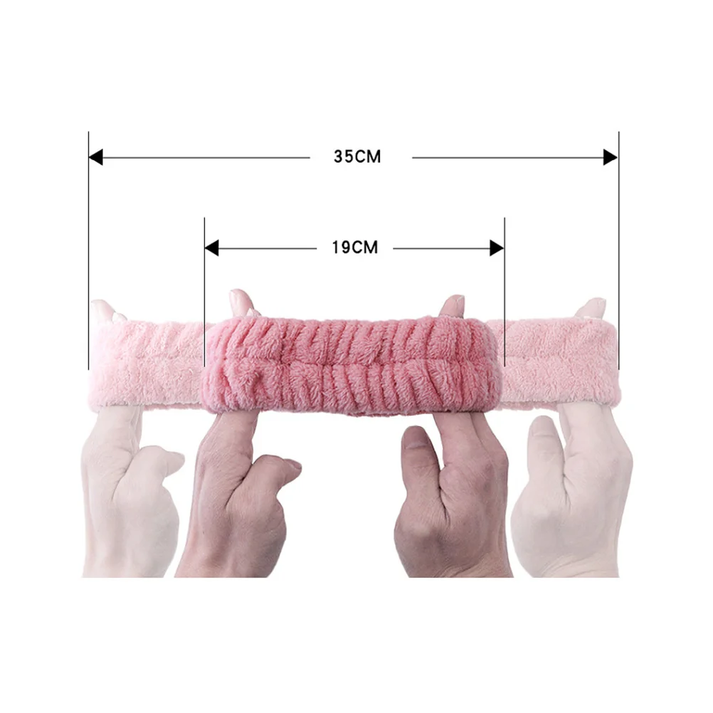 

5Pcs HairB Makeup Spa WashingFace Skincare GirlsHeadb s Elastic Comfortable VariousHeadTypes DryHair