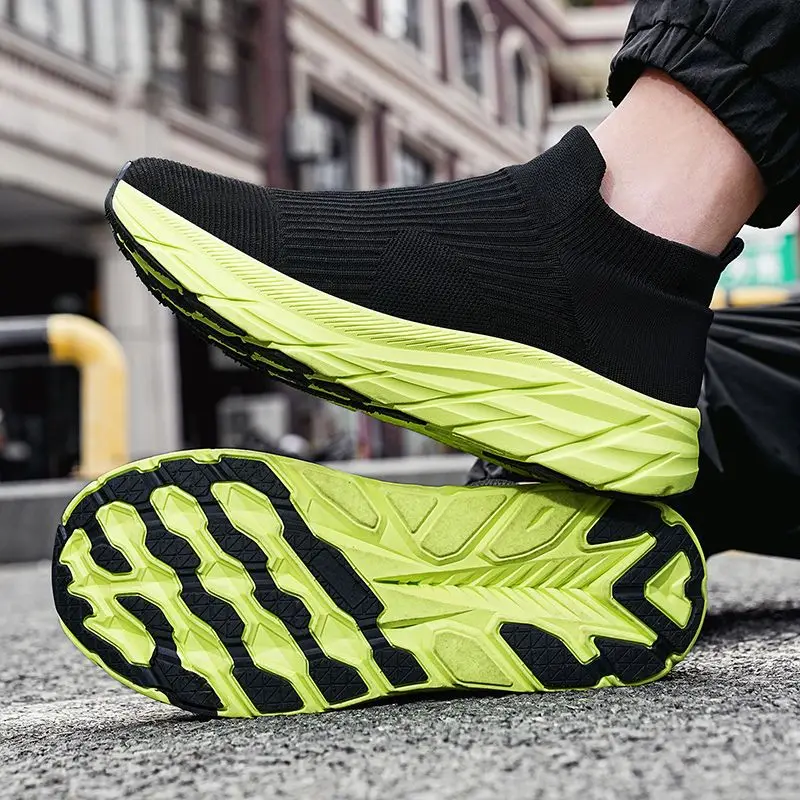 

Мужские повседневные кроссовки с мягкой стелькой, дышащая сетчатая верхняя часть для бега, высокое качество без кожи, стильная мужская спортивная обувь для спортзала