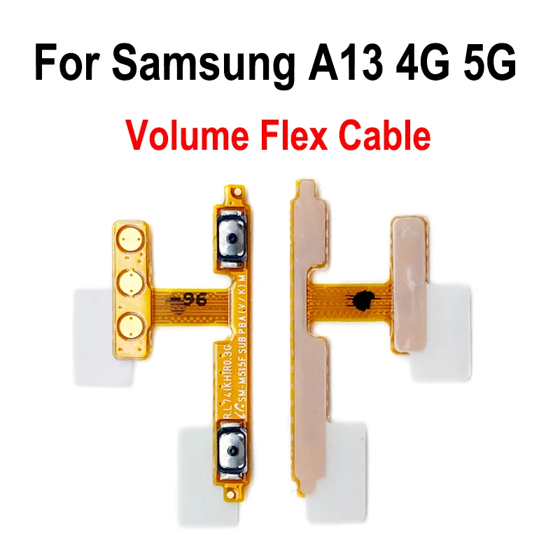 

GEFENSI кнопка регулировки громкости гибкий кабель для Samsung Galaxy A13 4G 5G A135 A136 громкости вверх и вниз боковая кнопка гибкий ленточный кабель