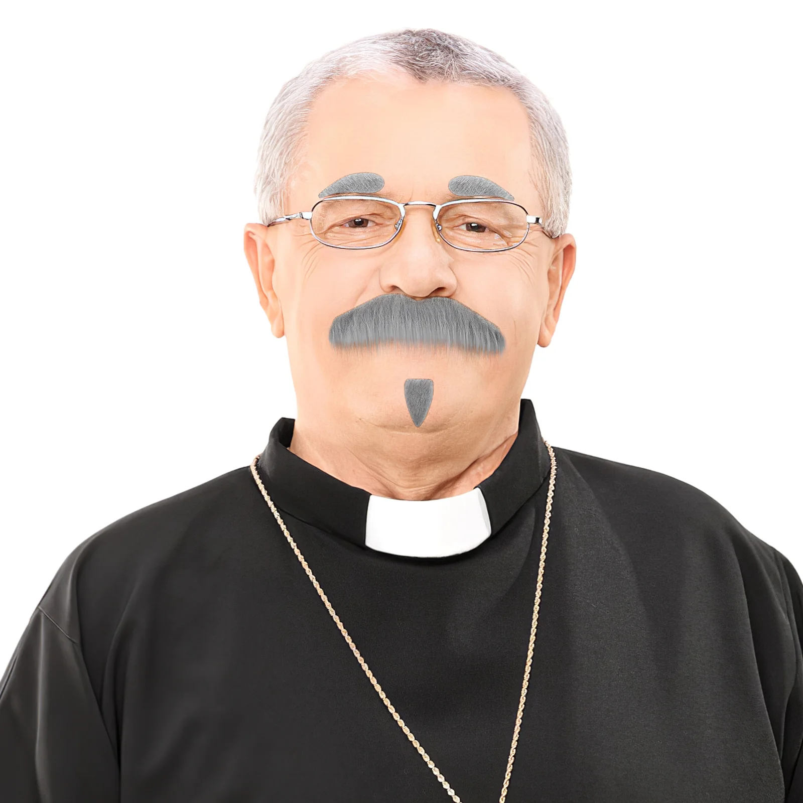 Bart Fälschung für Mann Santa Claus Bärte Kostüm Gesichts haar Halloween Dekorationen