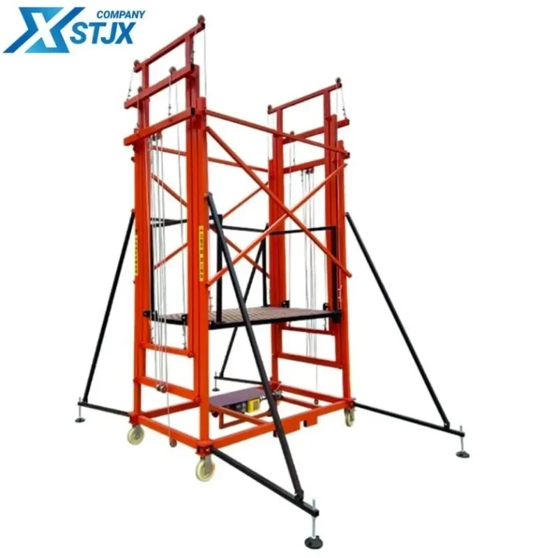 Fully automatic electric scaffolding foldable hydraulic lift indoor and outdoor decoration remote control lifting platform