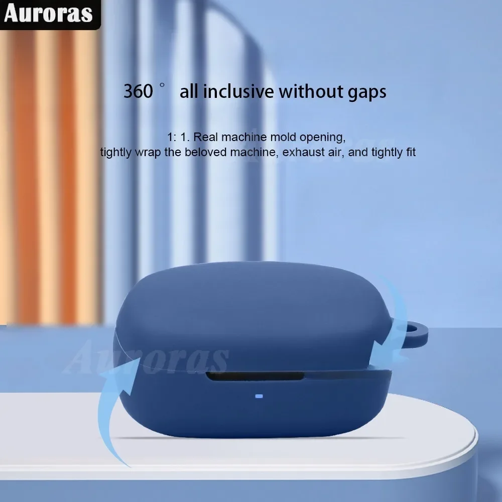 

For Edifier Comfo Clip Case Silicone Solid Color Shockproof Earphone Accessories Protector For Edifier Comfo ClipCover