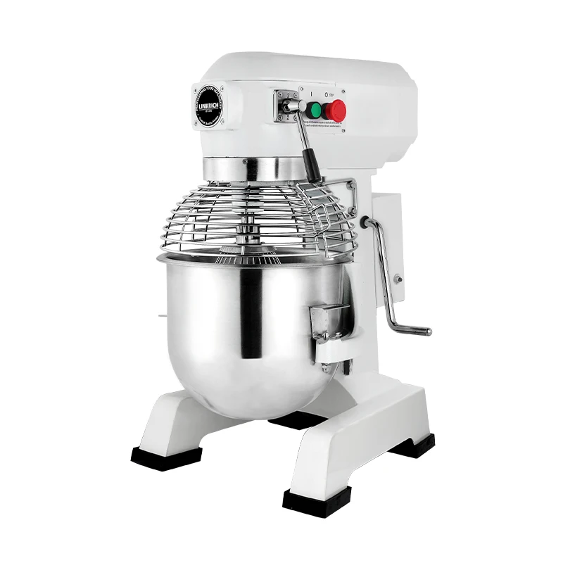 20L Electric Dough Mixer Machine Stainless Steel Stand Food Mixer with US Plug Includes Mixing Bowl