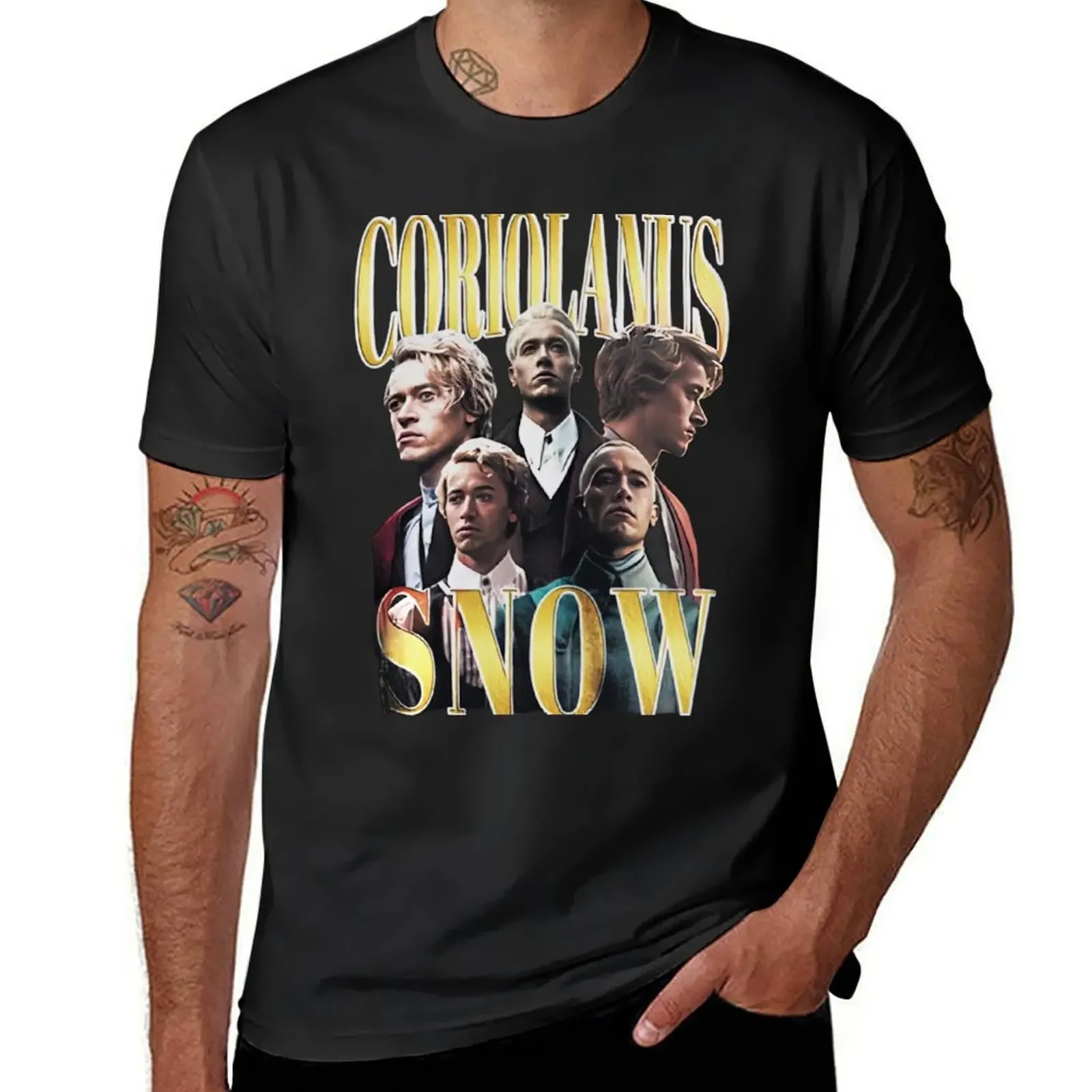 Coriolanus Snow Shirt Style Tom Blyth Shirt Vintage T-Shirt hippie clothes Blouse graphic t shirts fitted t shirts for men