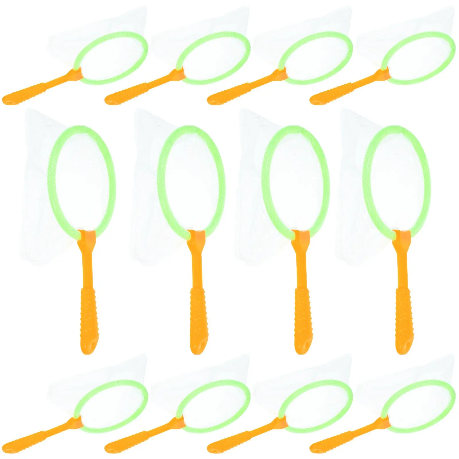 12 Pcs Catching Nets Kids Toys Butterfly Butterflies Catching Net 22cm Diameter Fishing Net Plastic Fun Educational Gift