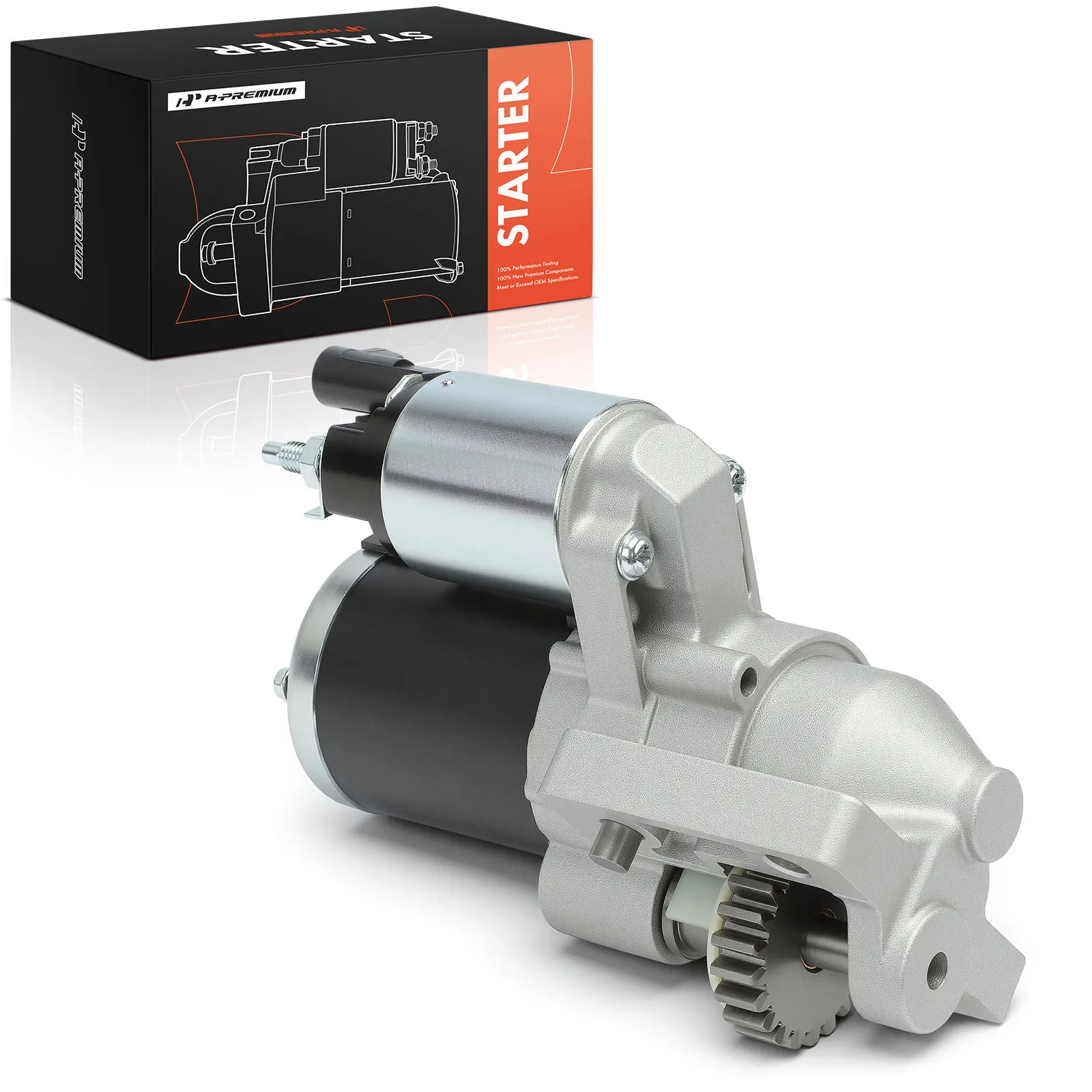 A-Premium Starter Motor for Chevrolet Impala 2006-2009 Monte Carlo Buick LaCrosse Allure 2008-2009 Pontiac Grand Prix 2005-2008