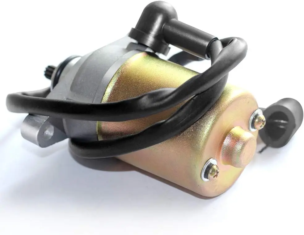 10 Teeth Starter Motor with Wire Cable for GY6 49cc 50cc Scooter 139QMB Moped ATV Go Karts TAOTAO SUNL ROKETA TANK BAJA