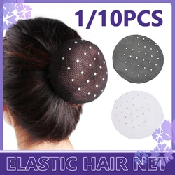 Filets à Cheveux Invisibles en Maille à Bord artificiel astique, Lignes Douces pour Perruques, Filet pour Sportif, Accessoires Tendance, 10cm, 1/10 Pièces