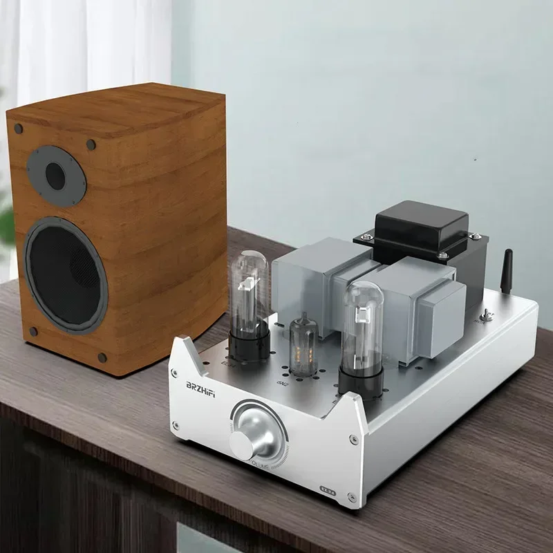AC220V 8W*2 8 Ом 2,0-канальный односторонний ламповый усилитель класса A 6N3C/EL34 Bluetooth 5,0 HiFi Fever для домашней музыки и аудиоусилитель
