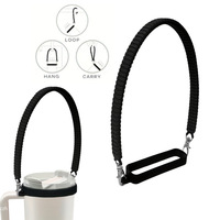 Water Bottle Handle Water Bottle Sling Carrier Holder Strap Soft Durable Silicone for Most 8-40oz Bottles for Cup Accessories