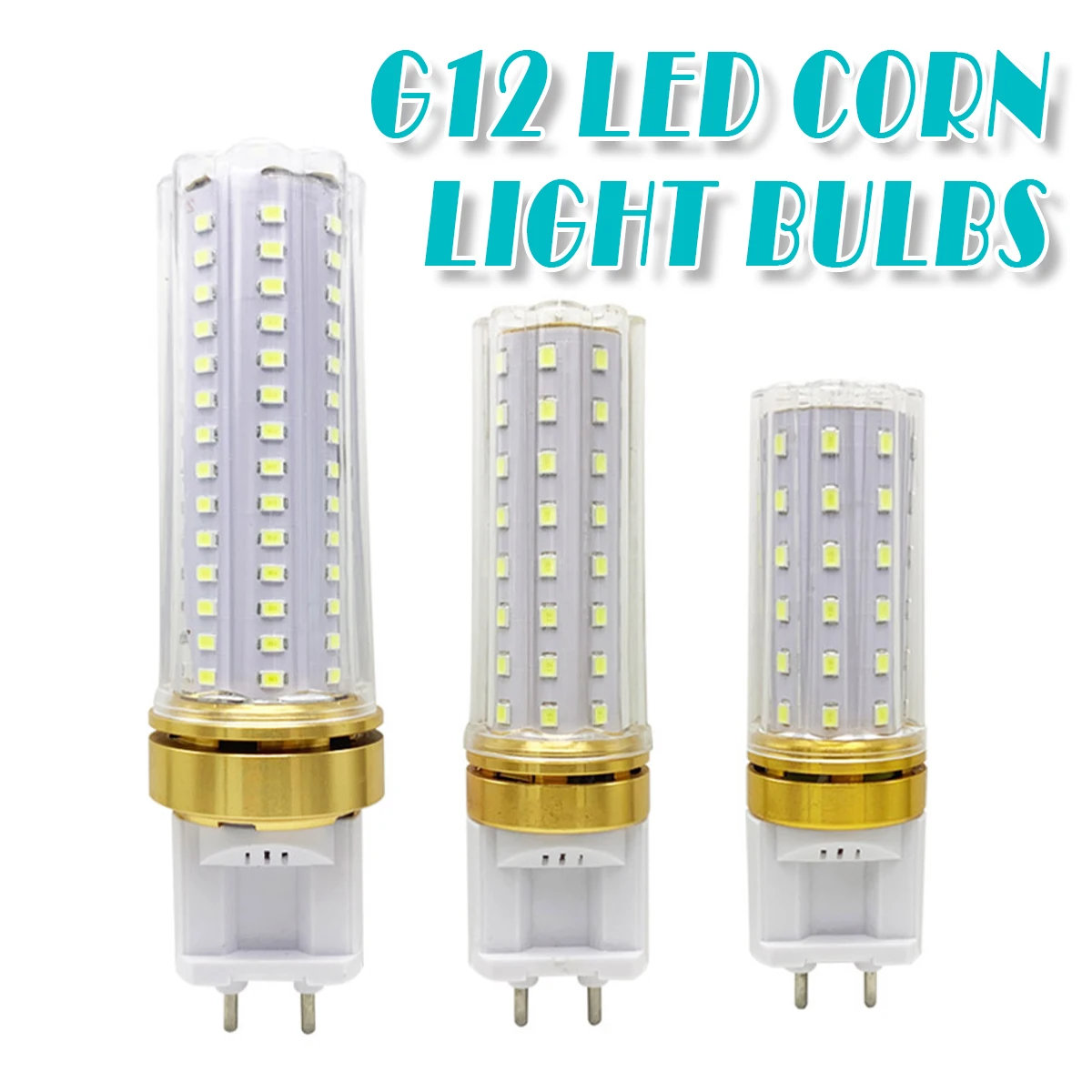 G12 Led Corn Light Bulbs Natural White 10W To 20W Cool Warm Neutral 220V 240V Clear Pc Shell 360 Beam Lampada 2835 Smd Chip Home