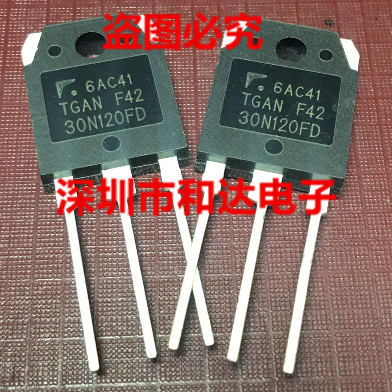 Original 2pcs/ TGAN30N120FD  TO-3P   1200V 30A