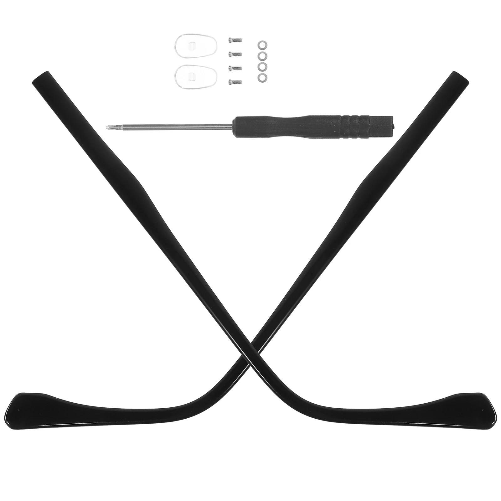 

1Set Metal Glasses Arm Replacement Universal Eyeglasses Temple Comfortable Repair Kit Anti-Bend Sunglasses Reading Glasses