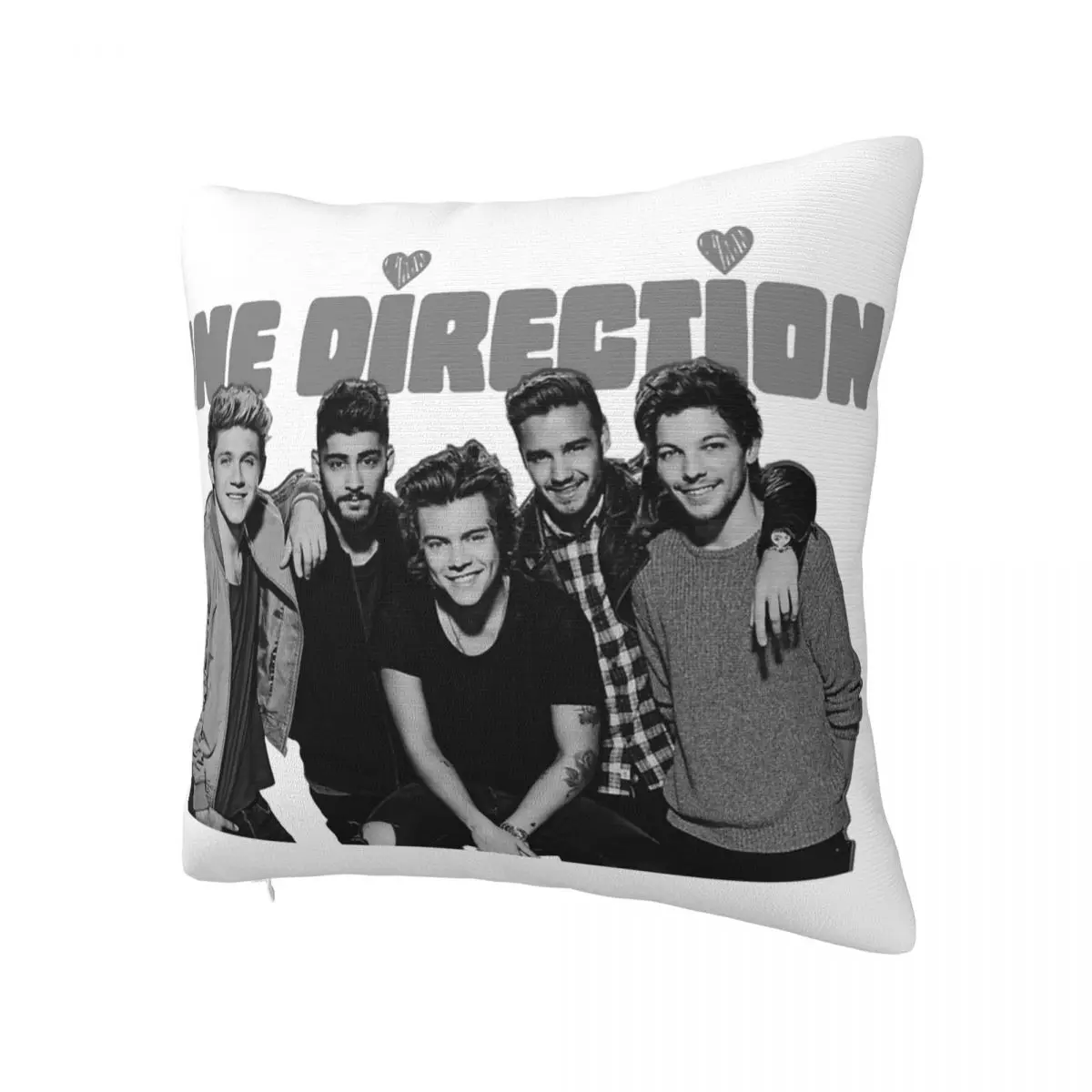 One Directions Together 1D Pillowcase Double-sided Printing Polyester Cushion Cover Gift Pillow Case Cover Home Square 45*45cm