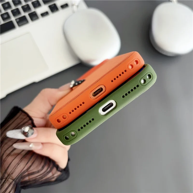 Picture 7: Magnetic Original For Magsafe Technology Woven Boxed Case For iPhone 17pro max 16 17Pro 17 Matte Wireless Shockproof Cover