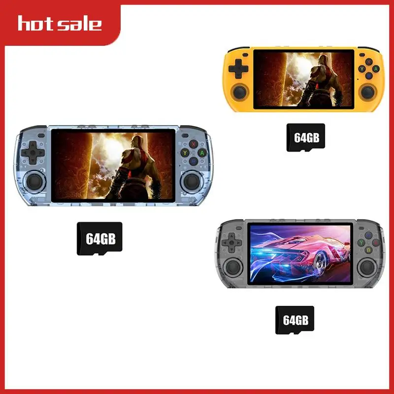 

RGB10 Max3 Retro Game Console 16G+64G 5.0 Inch Handheld Video Game Console For MAME PSP N64 GBA NDS Emulator Easy To Use A