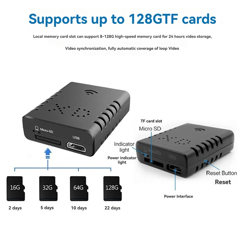 Compact 1080P HD Mini Camera Wifi Cam Built In Battery Home Security Small Camcorde IR Night Vision DVR Motion Video Recorder