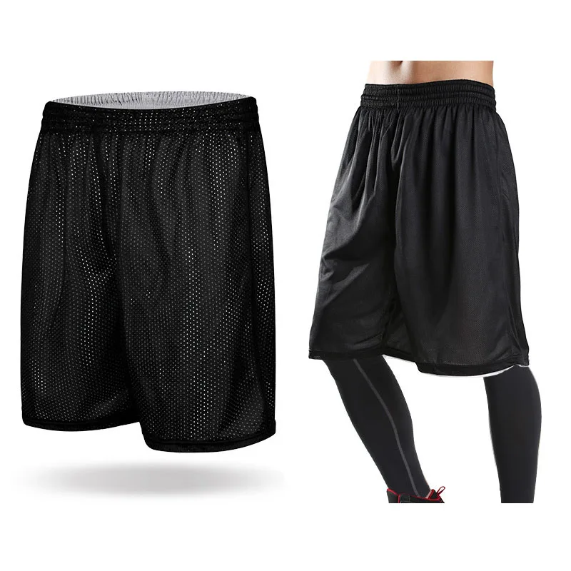 Hot 2022 Outdoor Zomer Losse Sport Basketbal Training Gym Mannen Fitness Mesh Strand Sneldrogende Ademend Korte Joggers Shorts