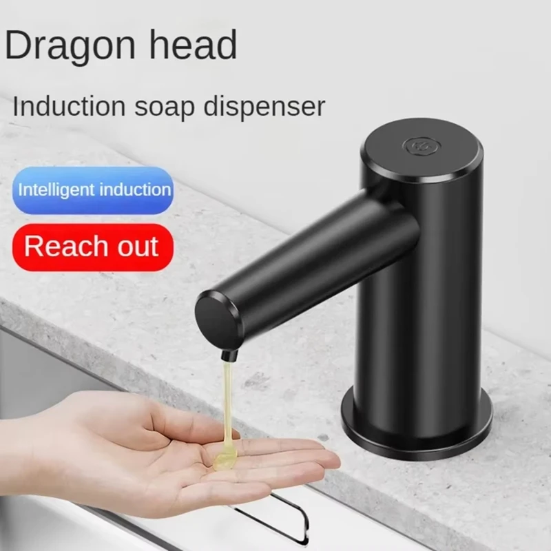ABVJ-Countertop Sink Faucet Soap Dispenser Infrared Induction Automatic Soap Dispenser Bathroom Dispensers Liquid