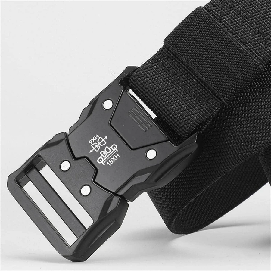 Tactical Belt Quick Release Elastic Belt Casual Tooling Training Belt Men\'s Trousers Belt