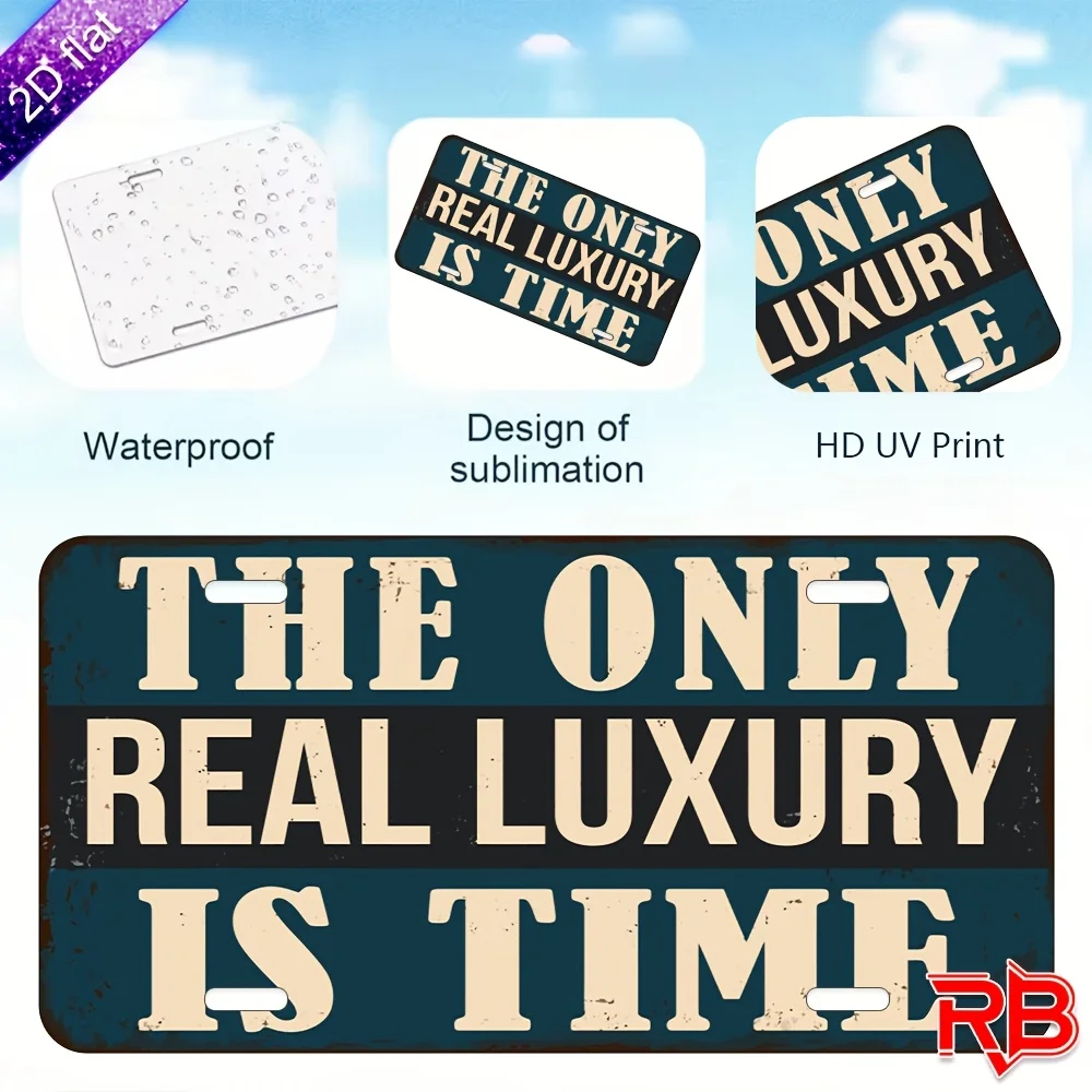 2D Flat, 1pc Aluminum Metal Sign with 