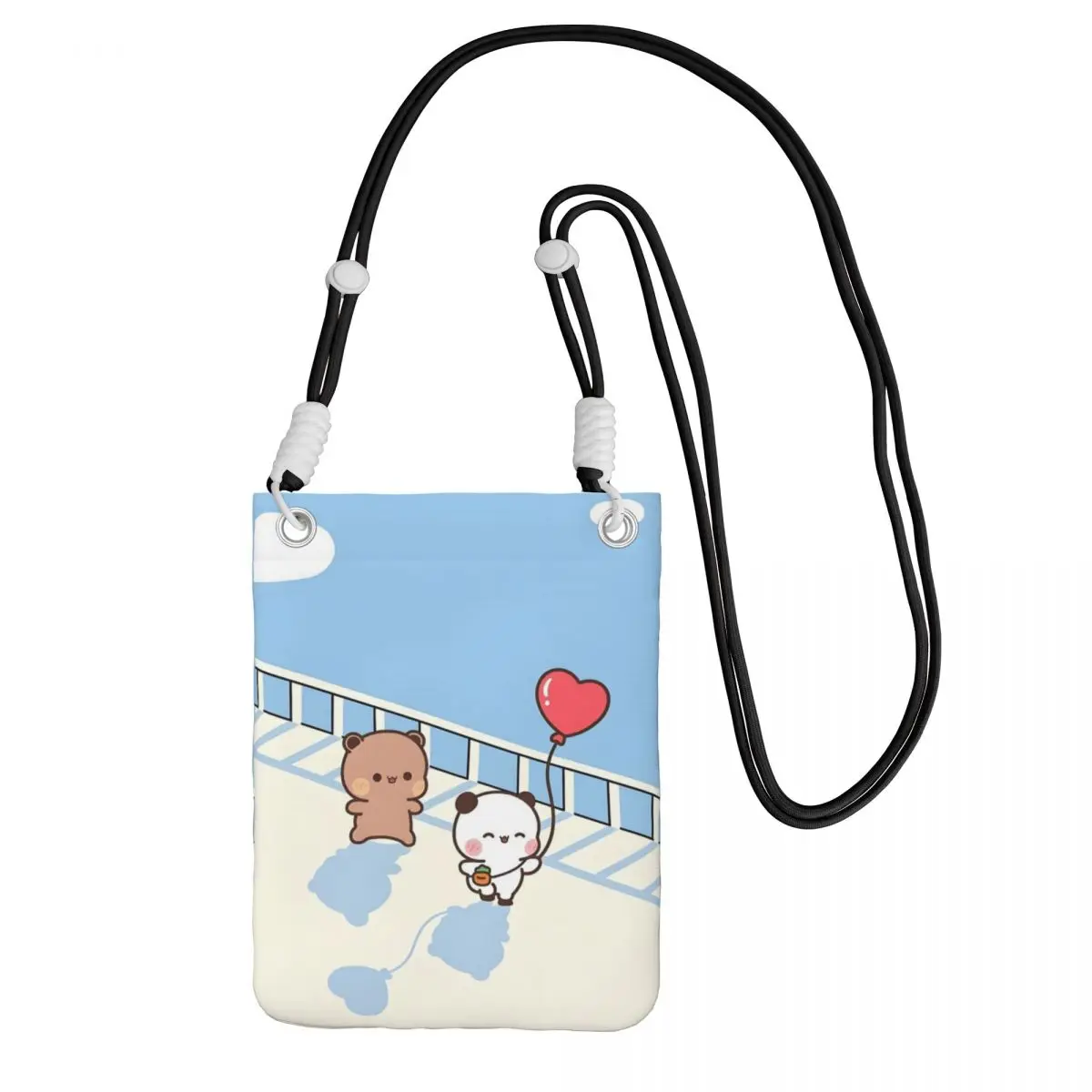 Tas Bubu Dudu Kustom Membawa Tas Ponsel Diagonal Pria Wanita Tas Selempang Bahu Cantik Belanja Panjang Dapat Disesuaikan