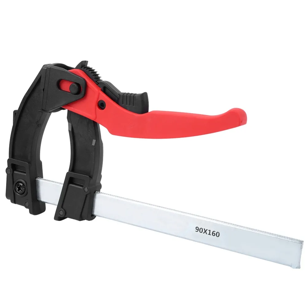 Durable Ratchet Mechanism F Clamp Adjustable One Handed Woodworking Clamp Bar Clamp Splicing