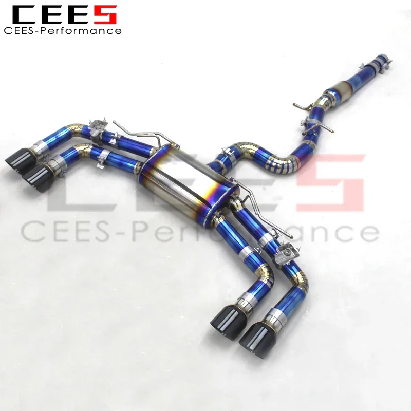 CEES Titanium Exhaust Catback Tuning Auto Parts For VW GOLF R/MK8/8R 2.0T 2020-2024