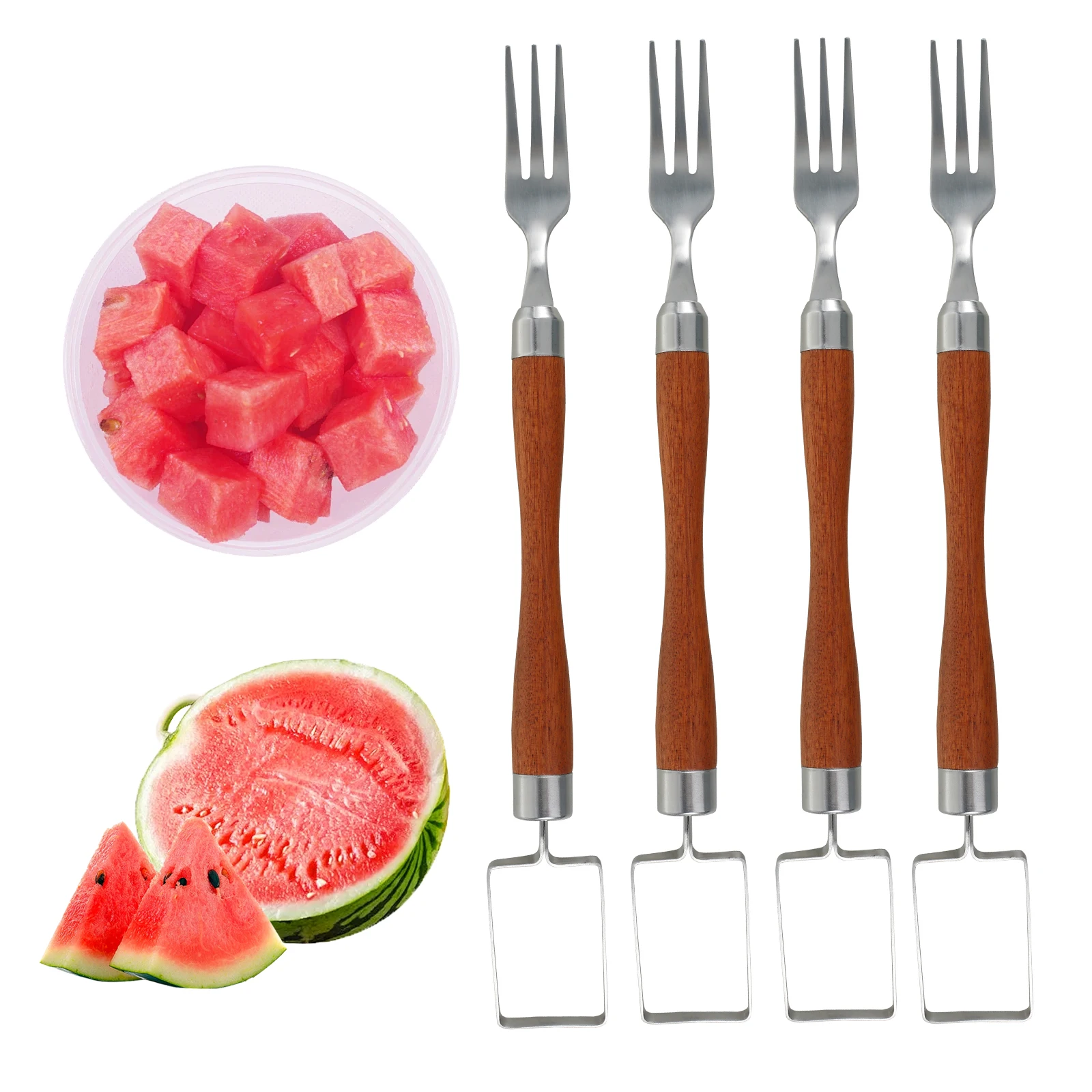 4 Pcs Watermelon Cu…