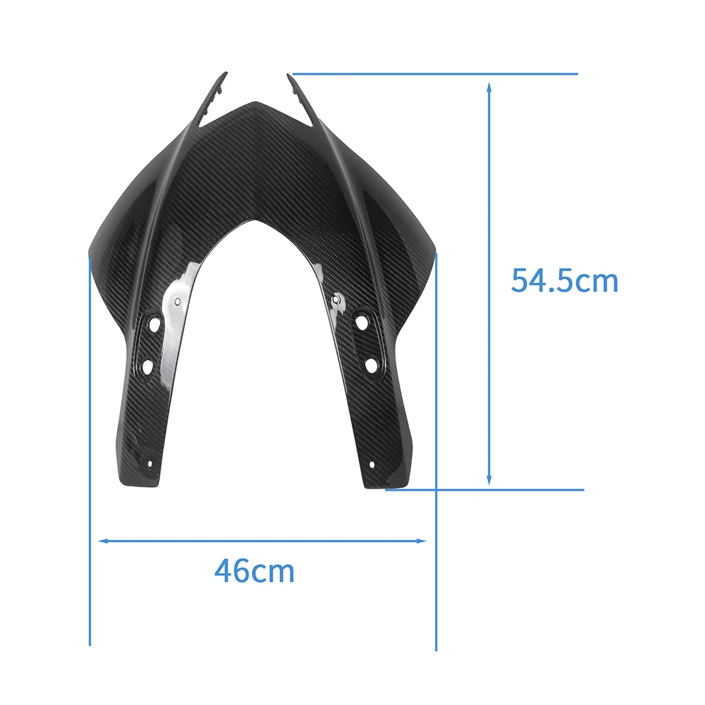 For YAMAHA YZF-R3 R3 2020 2021 2022 2023 2024 100% Carbon Fiber Front Nose Fairing Cover Cowling