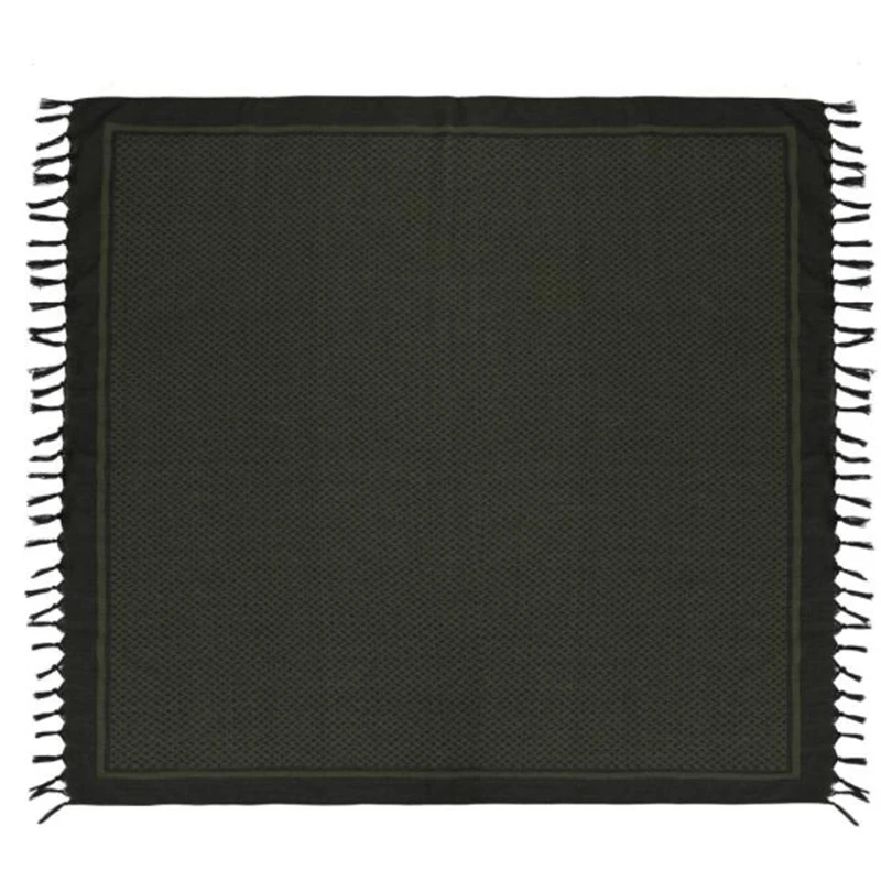 

Лидер продаж 2025 года, мужской шарф Shemagh, классический 110 см, квадратный хлопковый тканый шарф с бахромой, тактический арабский шарф на голову Shemagh