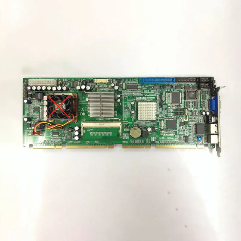 Placa-mãe original do compter industrial NORCO-870AG antes do teste perfeito do envio