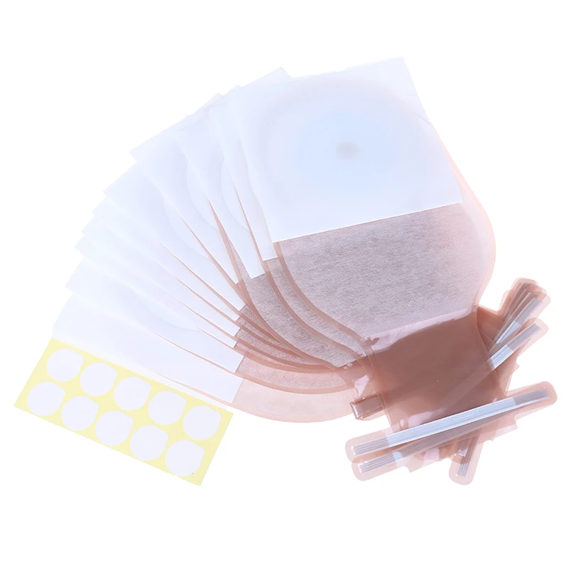 10 Pcs/Pack Colostomy Bags Colostomy Disposable Ostomy Drainable Single Use Bags Pouch for Stoma Care Ileostomy