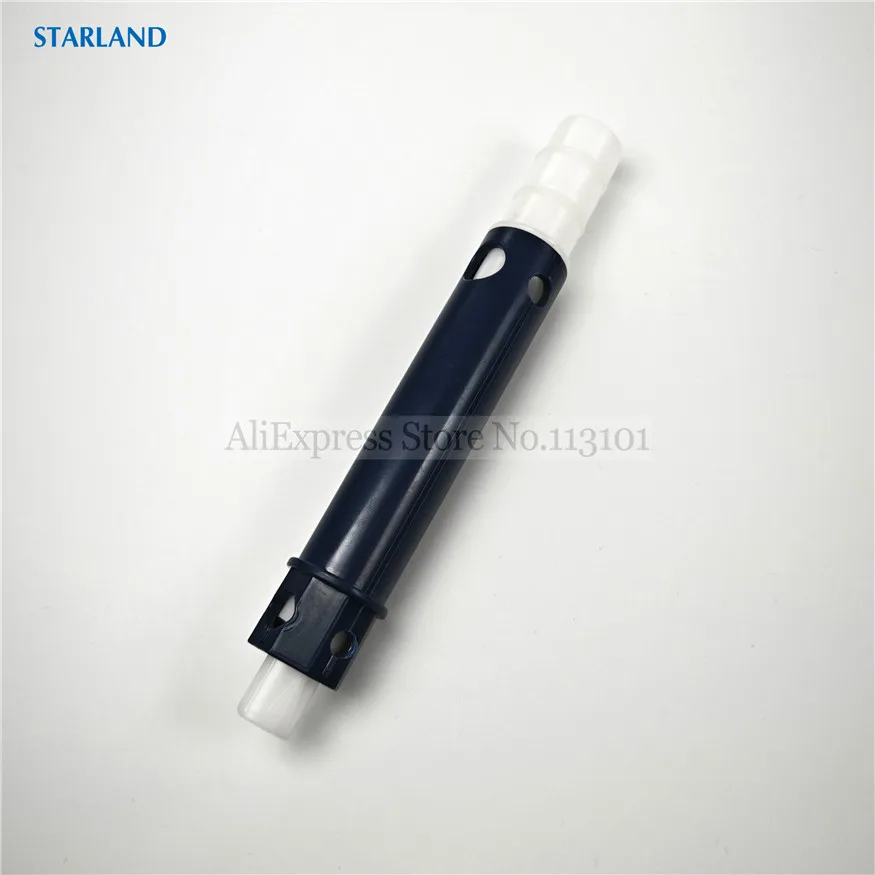 1 Bule Air Pipe Fitting Ice Cream Makers Adjustable Holes Length 14.7cm Spare Part For Soft Serve Machines 18mm Outer Diameter