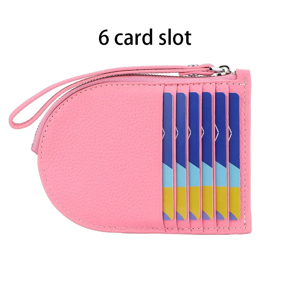 URBAN MASTER New Design Genuine Leather Card Holder For Women, Slim Wallet with Keychain, Perfect Coin Bag For Daily Use 1608