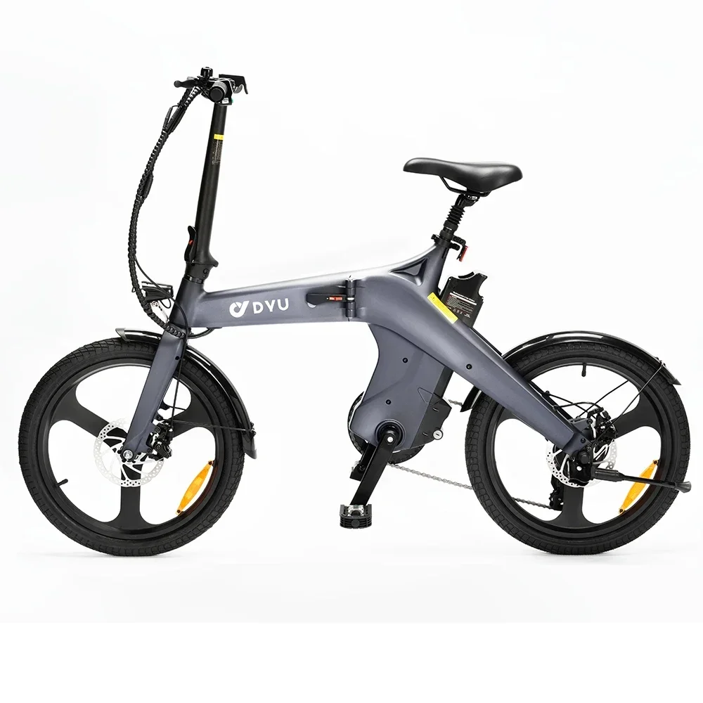 AliExpress dyu DYU T1 Folding Electric Bike 250W Motor City Ebike 36V10AH Battery Electric Bike 20 inch tire commuter electric bicycle