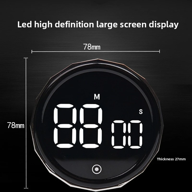 Timer Putar Elektronik Alarm Dapur Stopwatch Multifungsi Penghitung Waktu Mundur Perangkat Penjaga Timer